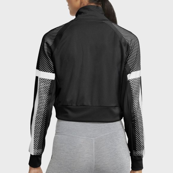 Nike Pro Cropped Knit Zip Up Jacket High Neck - Picture 6 of 14